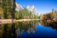 Yosemite NP Three Brothers, California