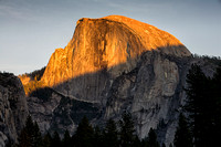Yosemite NP Half Dome Sunset